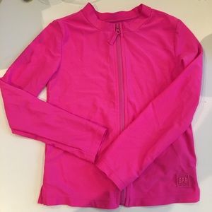 GAP Kids L/S Zip front Rash Guard Size S- 6-7